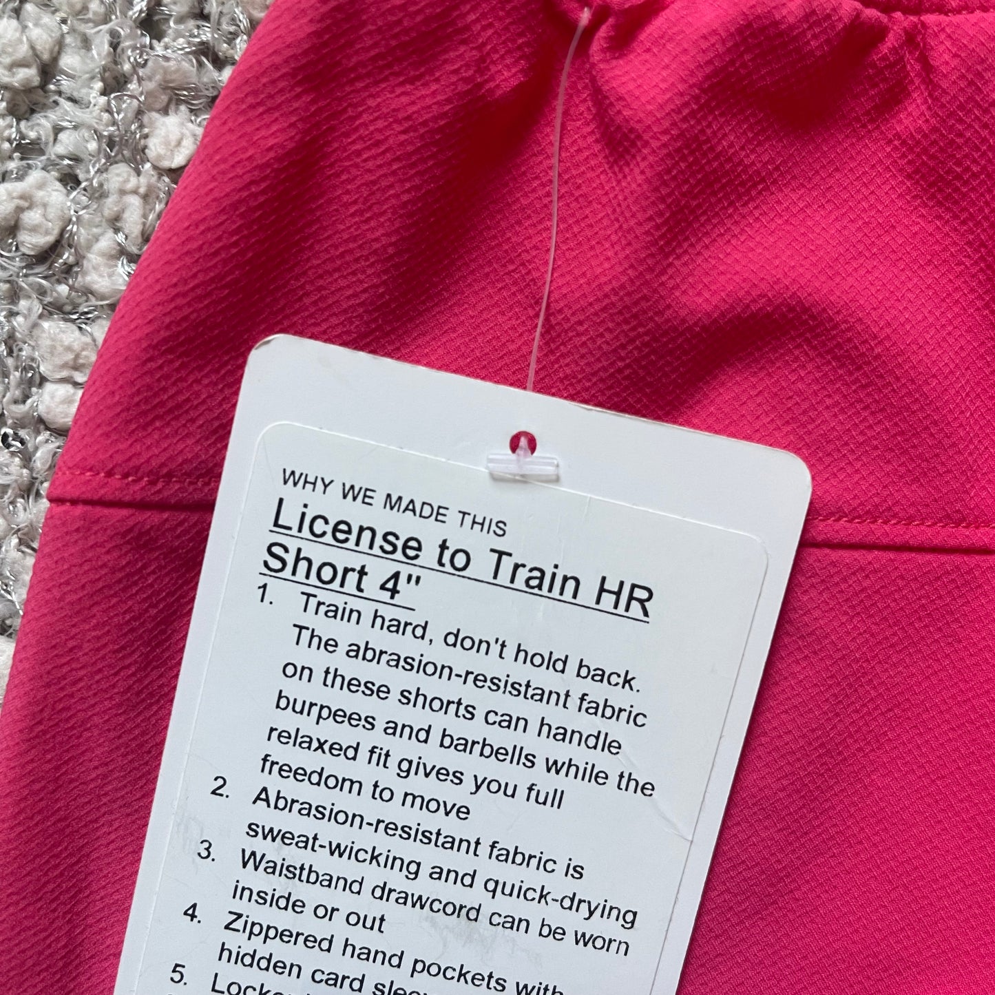 Lululemon License to Train HR Short